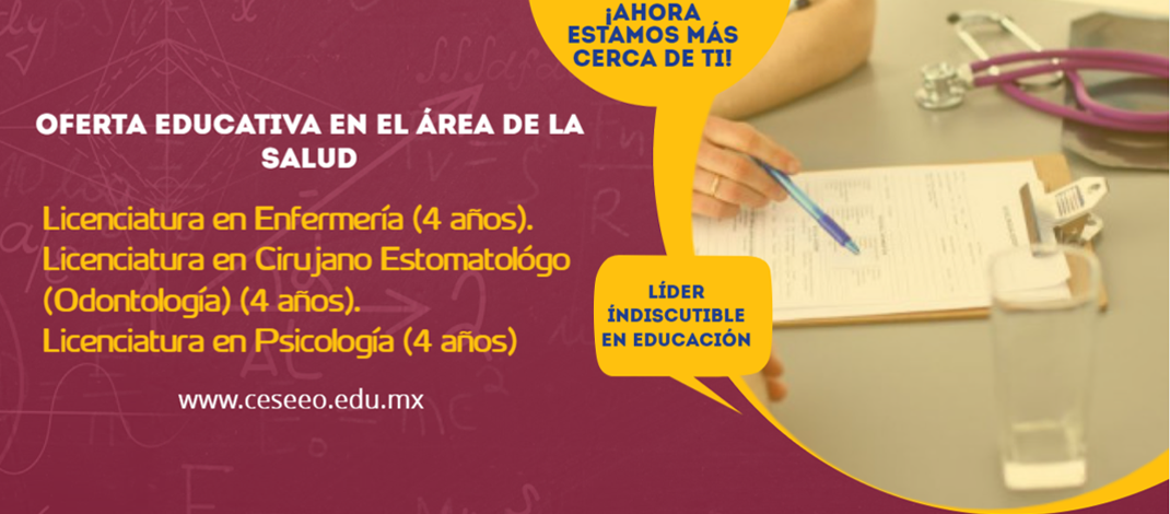 OFERTA EDUCATIVA ÁREA DE LA SALUD