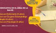 OFERTA EDUCATIVA ÁREA DE LA SALUD